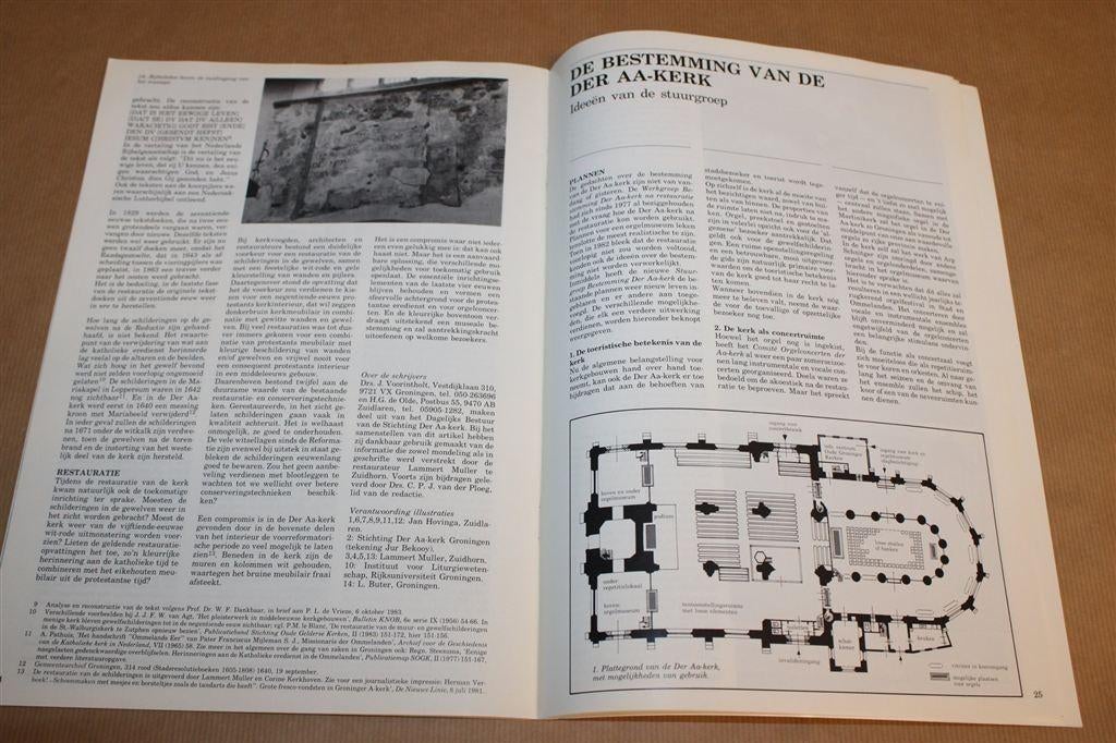 Der Aa-kerk Groningen — Bundel over Kerk en Orgel [1985], Ophalen of Verzenden, Gelezen
