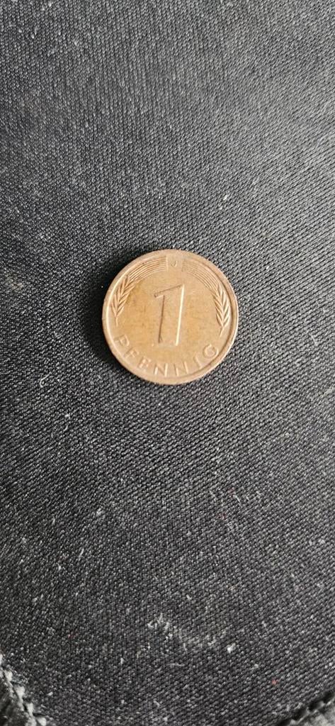 1 Pfennig munt Duitsland 1971, Ophalen of Verzenden