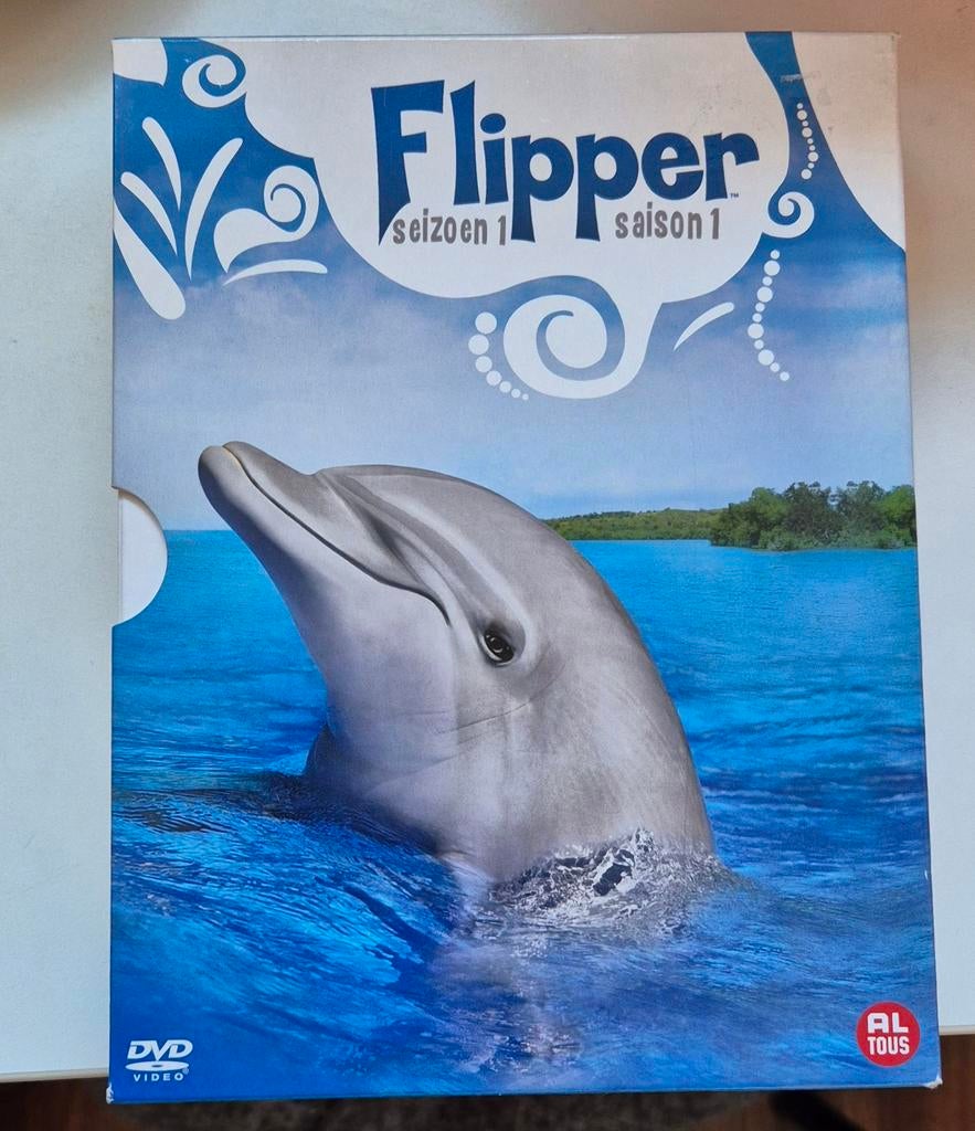 Flipper Seizoen 1 DVD - Klassieke Avonturenserie, Gebruikt, Alle leeftijden, Boxset, Ophalen of Verzenden