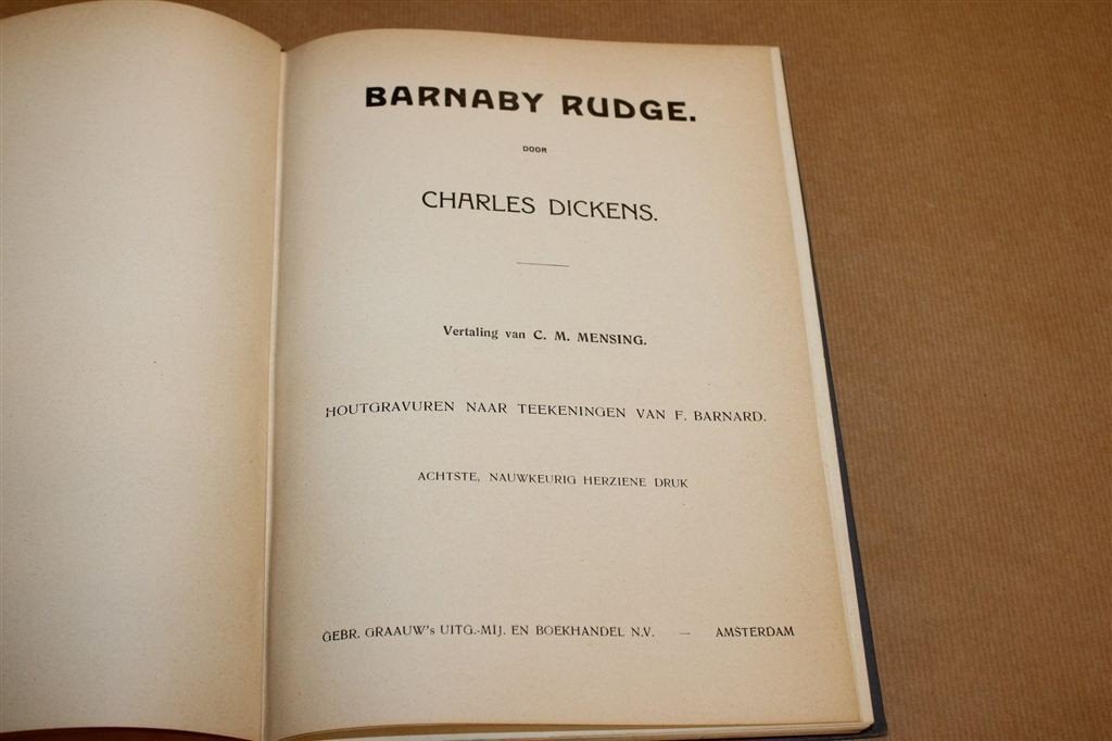 Barnaby Rudge — Dickens, 1880 Rijk Geïllustreerd, Antiek en Kunst, Ophalen of Verzenden