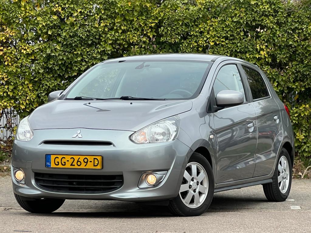 Mitsubishi Space Star 1.0 Bright - Starlight Silver - Climat, Voorwielaandrijving, Start-stop-systeem, Gebruikt, Origineel Nederlands