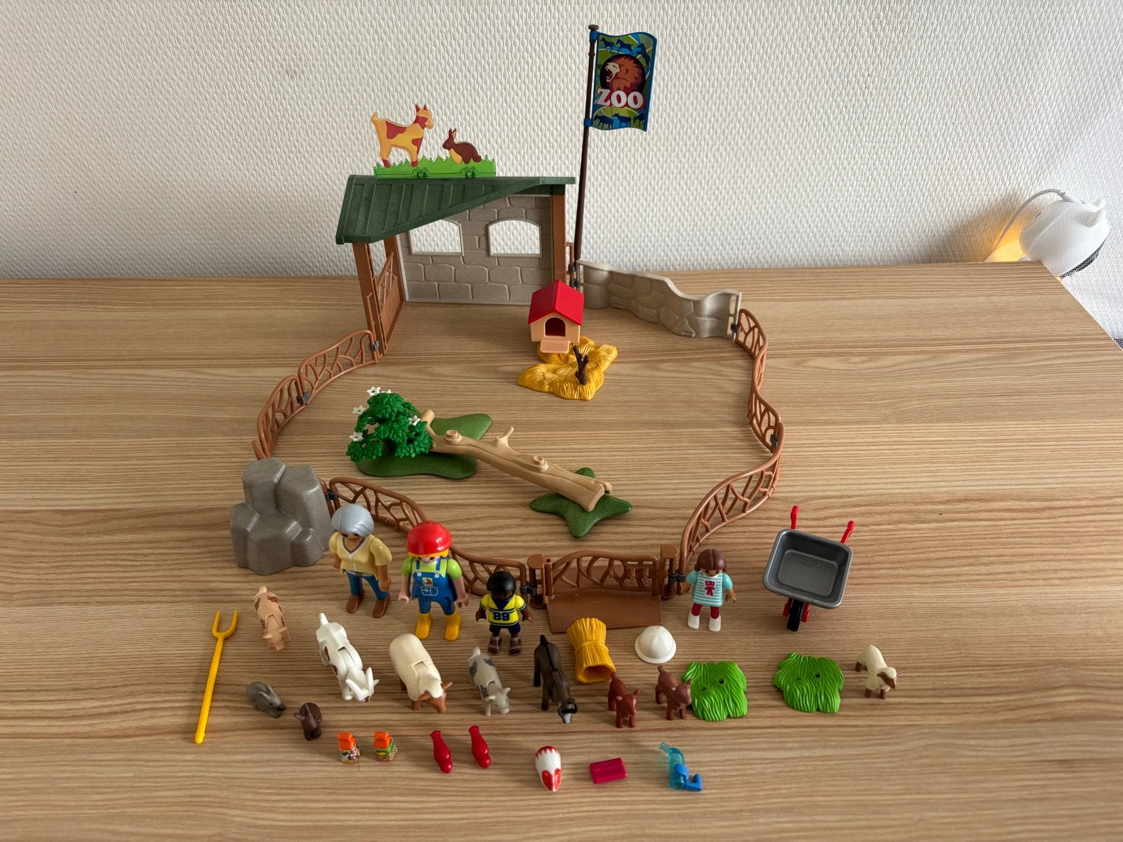 Playmobil Kinderboerderij met Dieren en Figuren, Ophalen of Verzenden, Zo goed als nieuw, Country, Gebouw