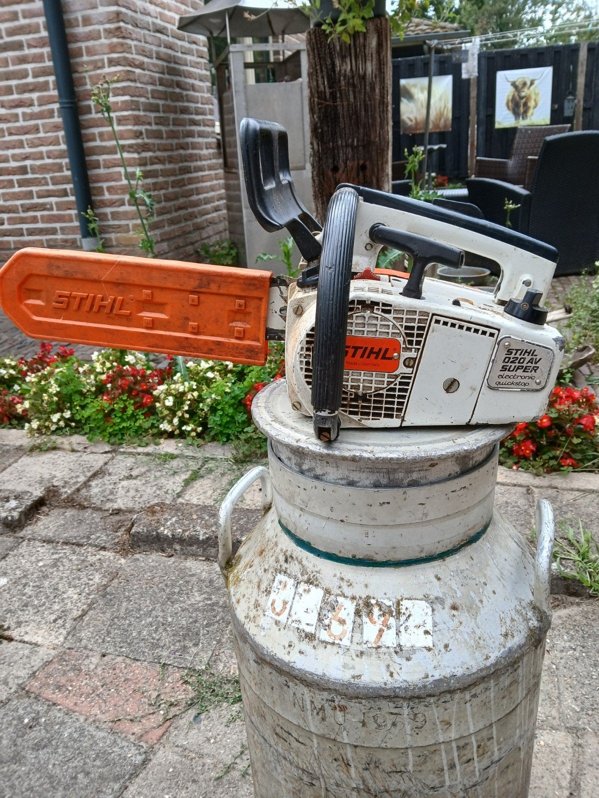 stihil MS 181 C easy start _ AV 020 tophandelkettingzaag, Ophalen, Gebruikt, Overige soorten, Stihl