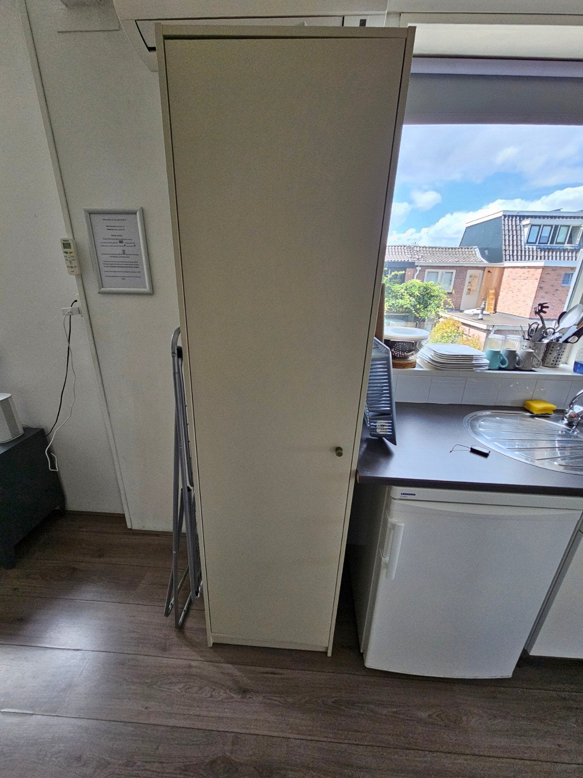 Smalle hoge IKEA Gursken kast (180x20cm), Ophalen, Gebruikt