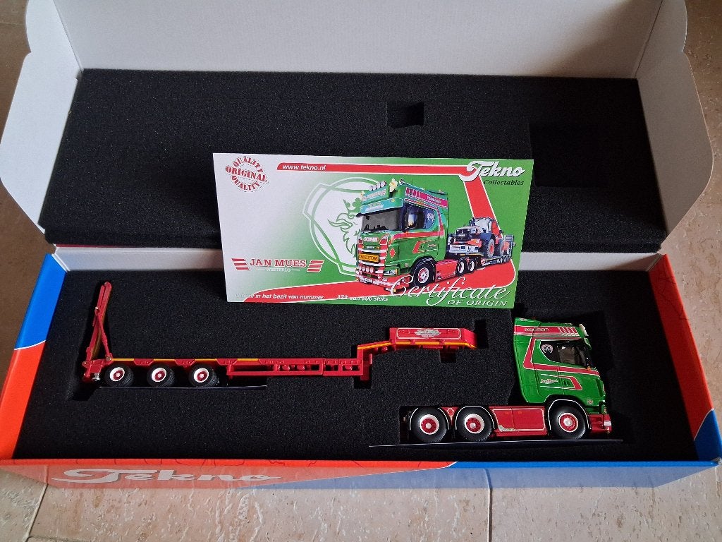 Tekno Jan Mues Scania Next Gen S, Ophalen of Verzenden, Nieuw, Bus of Vrachtwagen, Tekno