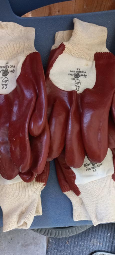 Kwaliteits Werkhandschoenen: TIGMASTER & PVC RED 5201, Ophalen of Verzenden, Nieuw