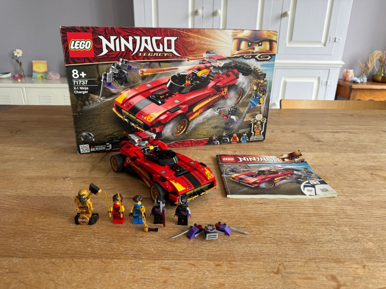 Lego Ninjago X-1 Ninja Charger (71737), Gebruikt, Lego, Ophalen of Verzenden, Inclusief instructies