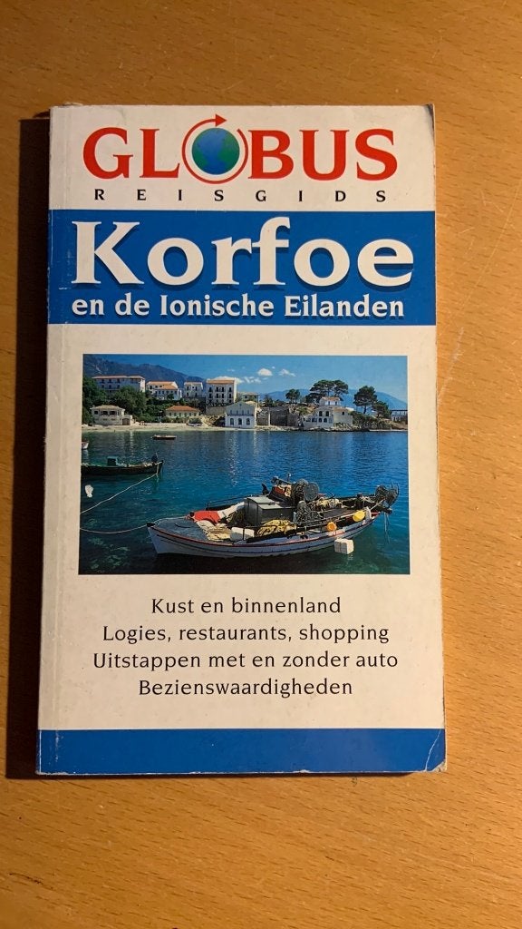 Globus reisgids - Korfoe en de Ionische eilanden, Ophalen of Verzenden, Europa, Reisgids of -boek, Overige merken