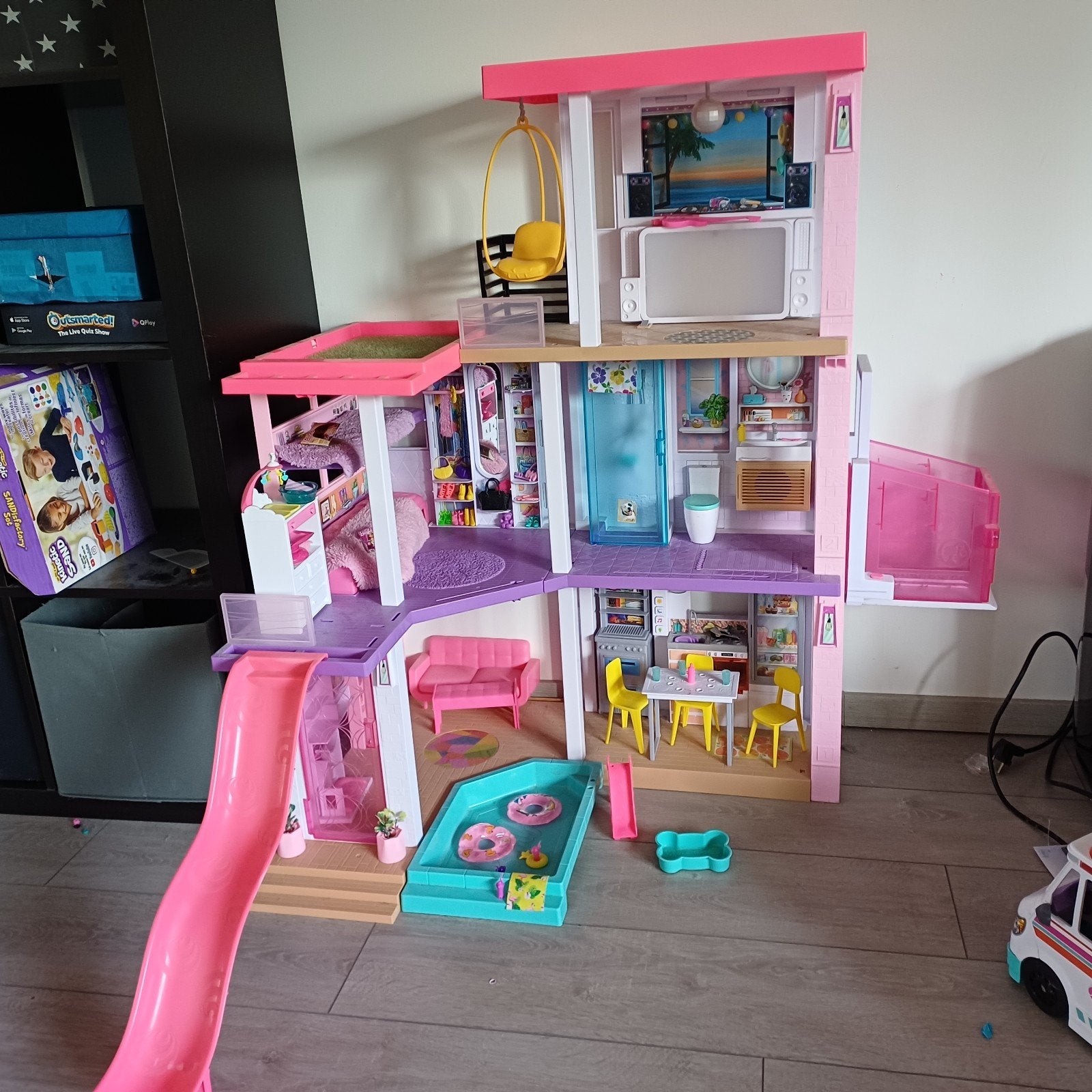 Barbie speelgoedset: Droomhuis, ambulance, auto en meer, Ophalen, Gebruikt, Barbie