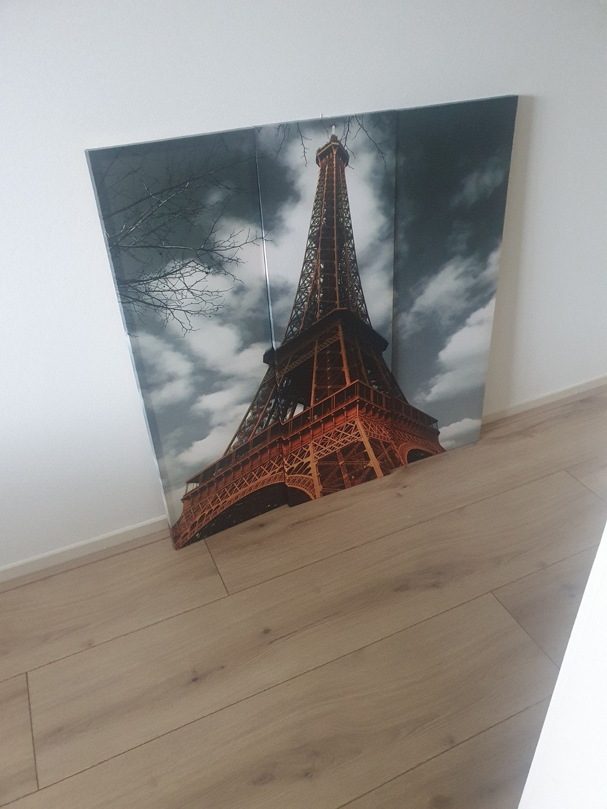 drieluik eifeltoren, Ophalen, Zo goed als nieuw, Minder dan 50 cm, Schilderij