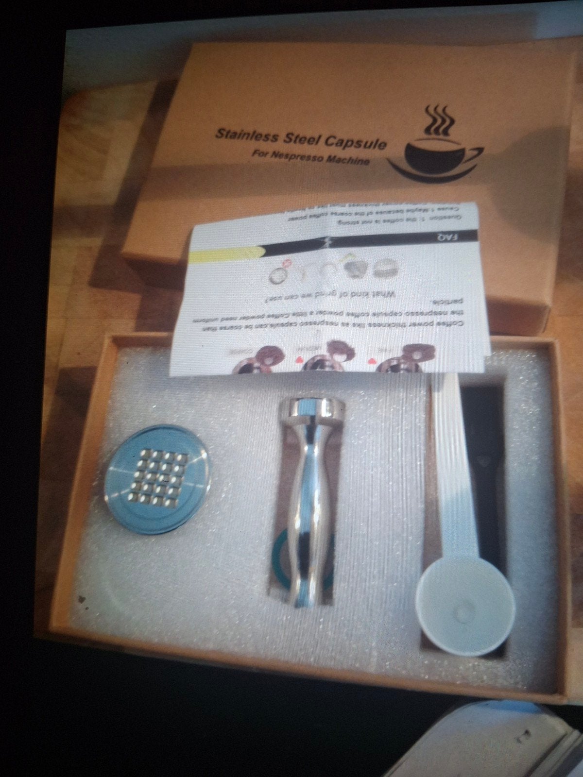 Nespresso Stainless Steel Capsule, Ophalen of Verzenden