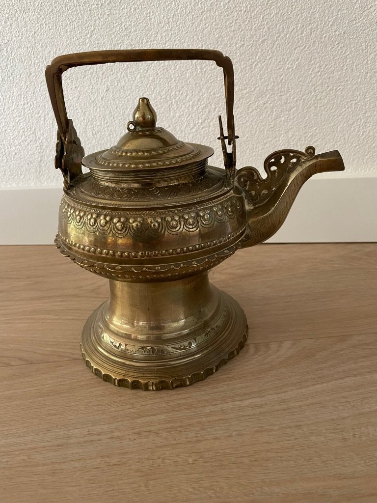 antieke koperen ketel Sumatra, Antiek en Kunst, Ophalen, Koper