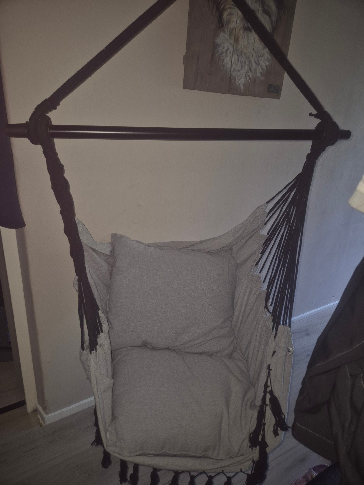 Comfortabele hangstoel met kussen, Ophalen, Gebruikt, Bohemian, Eén