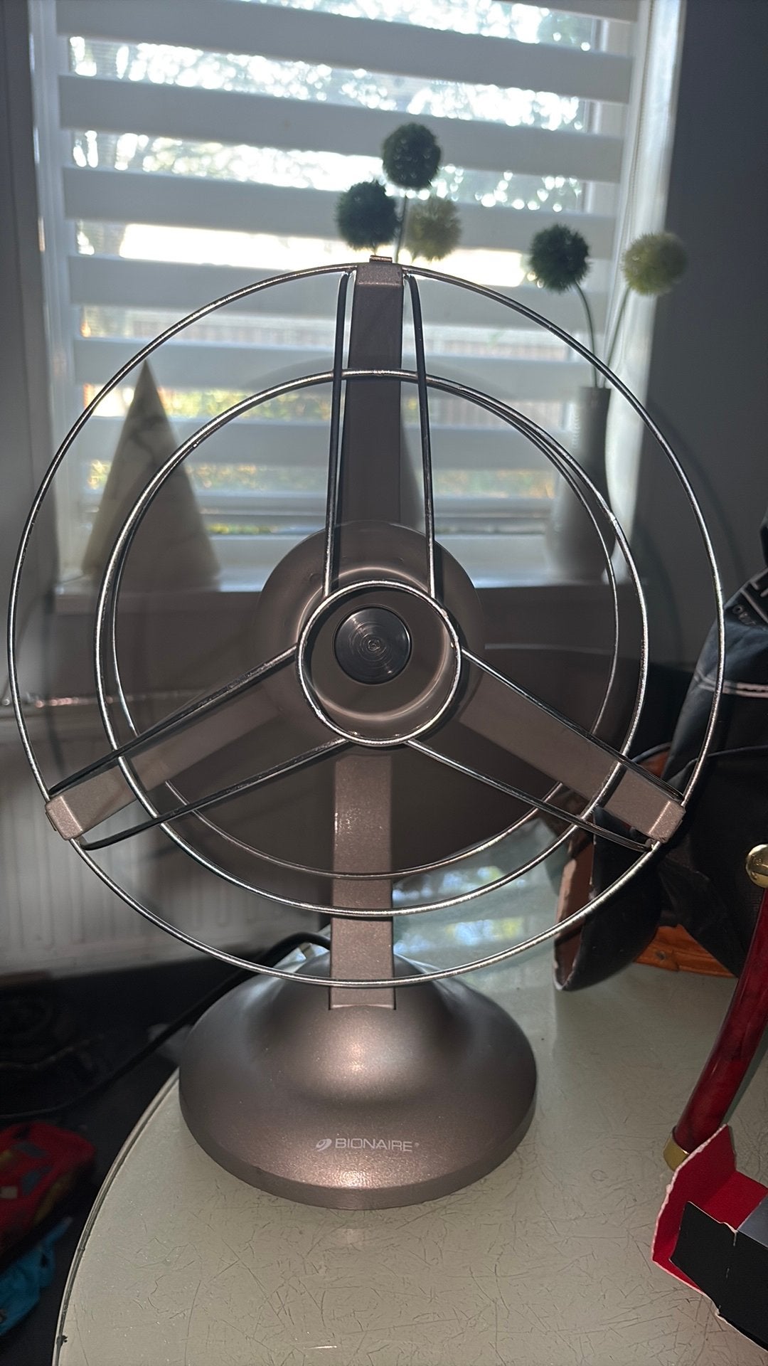vintage elektrische ventilator, Ophalen of Verzenden, Zo goed als nieuw, Tafelventilator