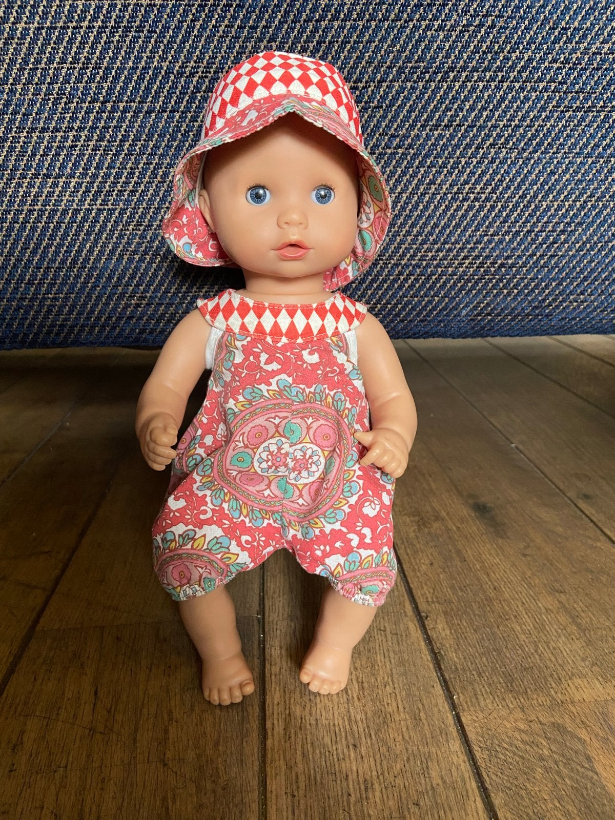 Götz babypop badpop met kleding, Ophalen of Verzenden, Gebruikt, Babypop