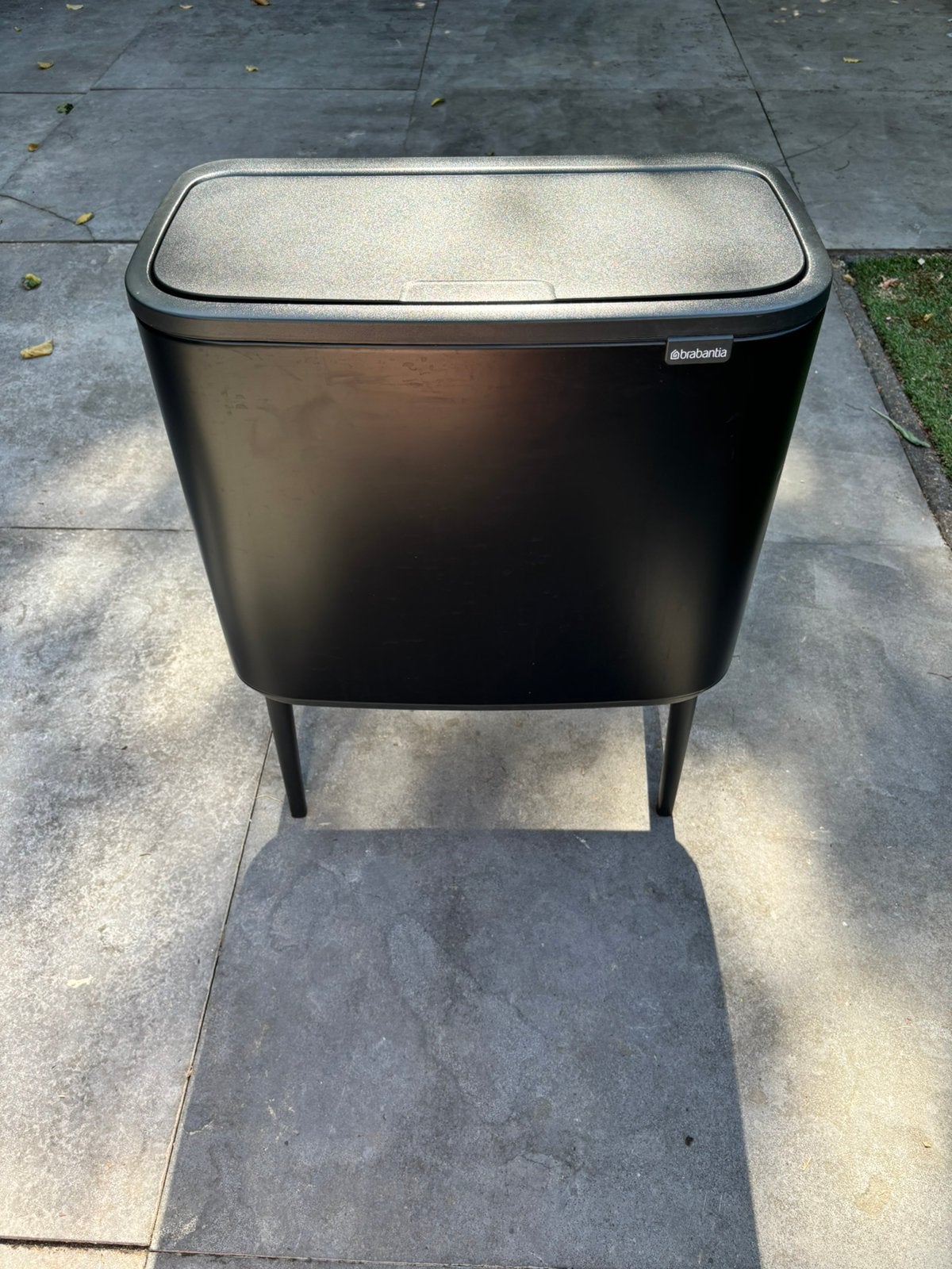 Brabantia bo touch bin 11 + 23 liter zwart, Huis en Inrichting, 30 tot 40 liter, Ophalen, Zo goed als nieuw, Rvs