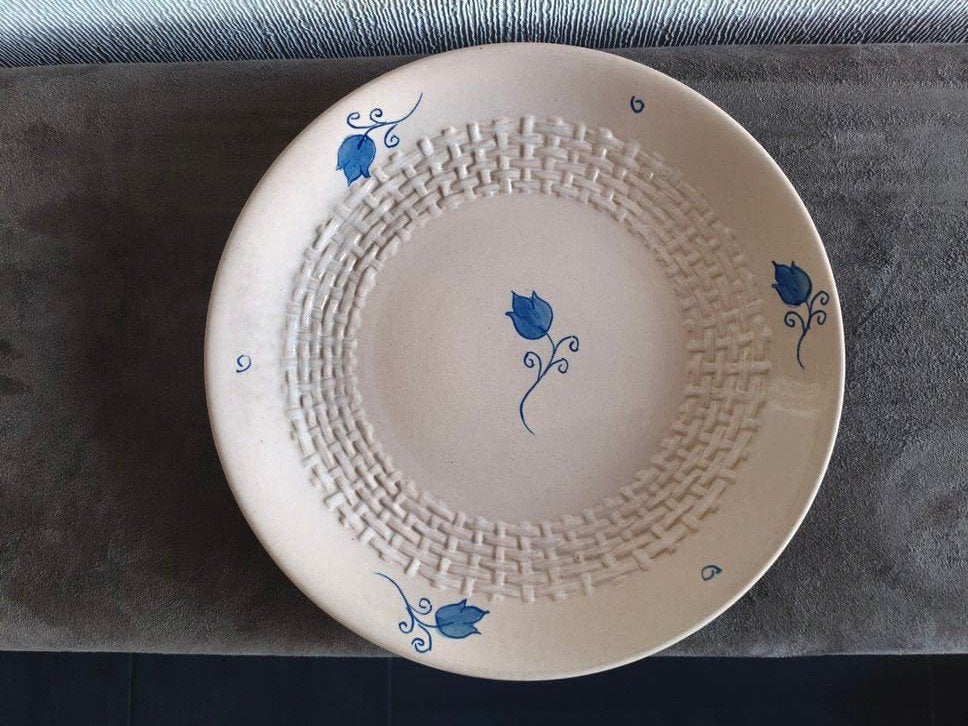 Keramisch bord Tulp MS, vintage, Antiek en Kunst, Ophalen of Verzenden