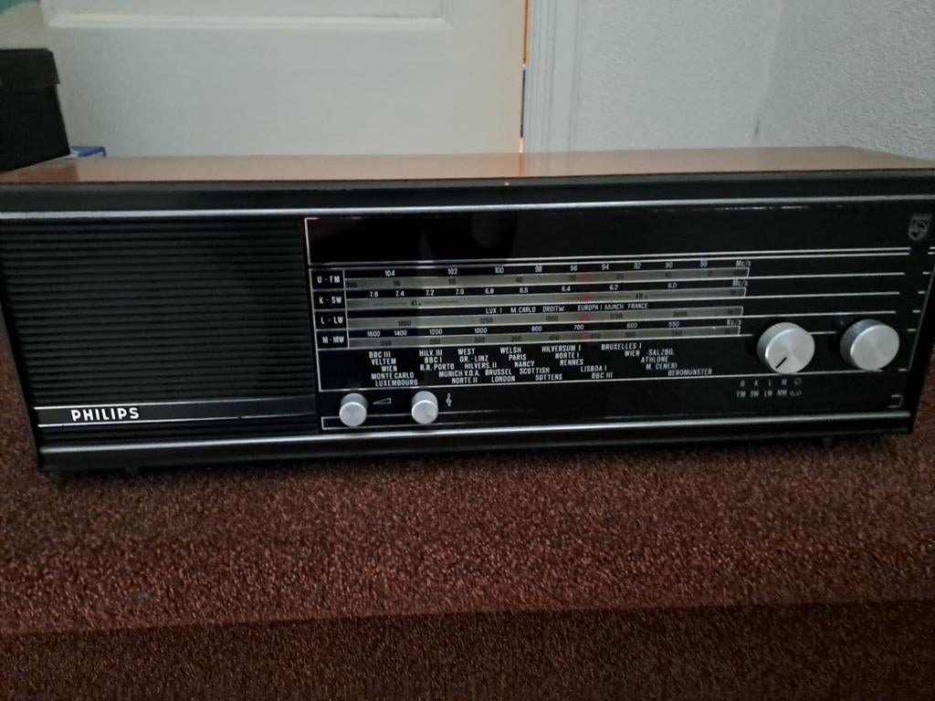 Retro philips radio, Ophalen of Verzenden