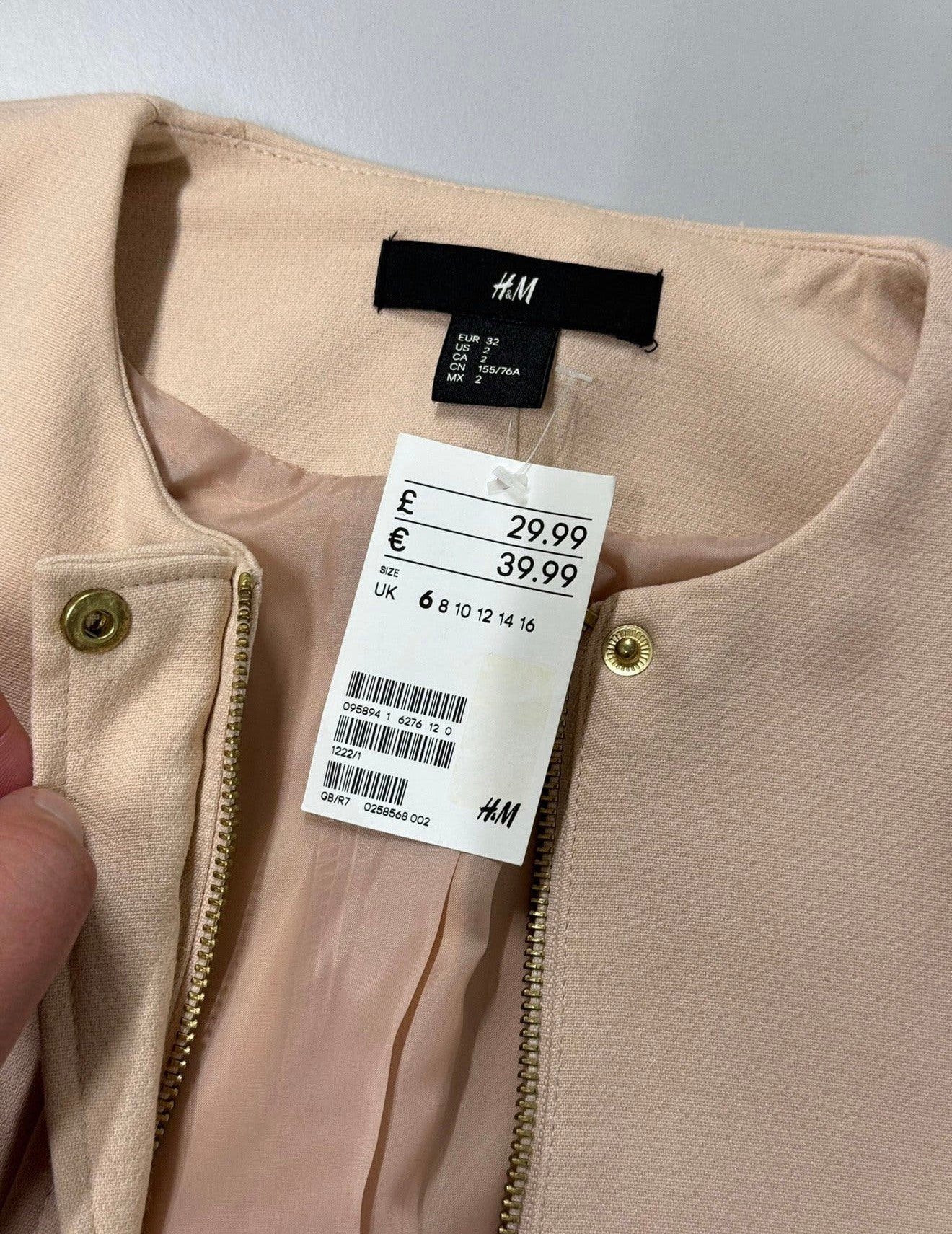 H&M zomer-jack vest jas Dames XS vrouwen met rits - NIEUW !!, P, P, P, Nieuw