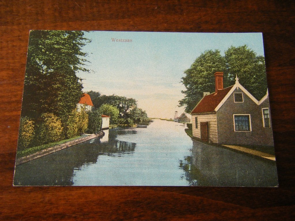 R41 - Westzaan - Water - Huis - Mooi/Oud, Ophalen of Verzenden, 1920 tot 1940, Noord-Holland