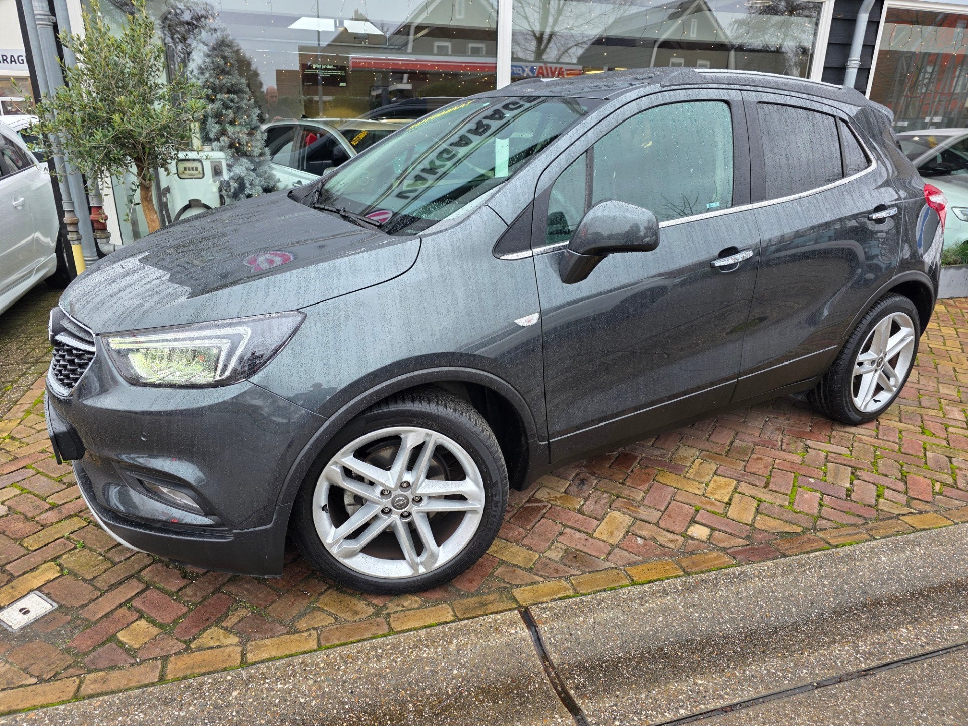 Opel MOKKA X 1.4 Turbo Innovation automaat,leder,opendakbose, Auto's, Gebruikt, Leder, 1364 cc, SUV of Terreinwagen