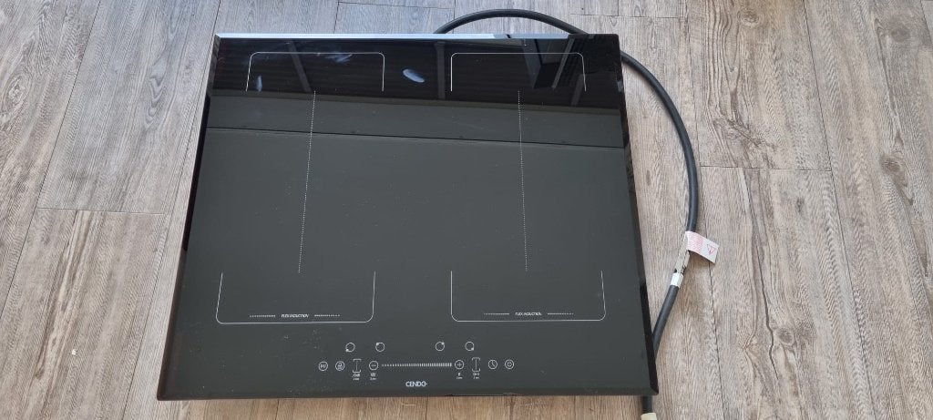 CENDO 4-pits Flex Inductiekookplaat – 60 cm, Ophalen, 4 kookzones, Zo goed als nieuw, Inbouw