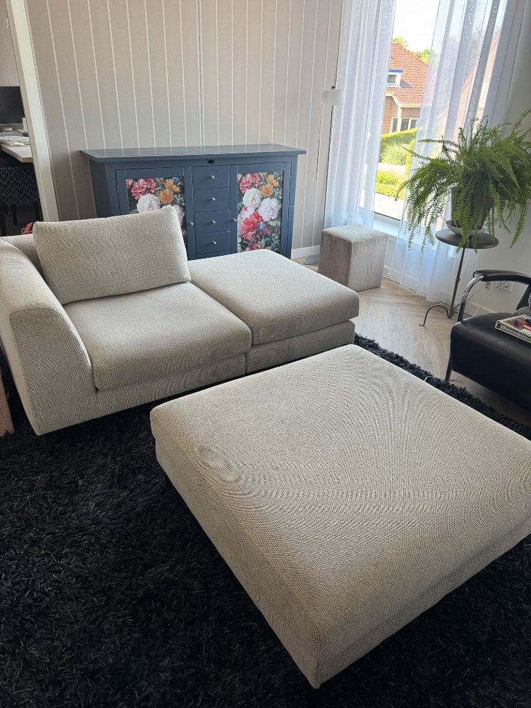 4x6 Designbank – als nieuw – eind 2025 geleverd, Huis en Inrichting, Ophalen, 150 tot 200 cm, Tweepersoons, 75 tot 100 cm