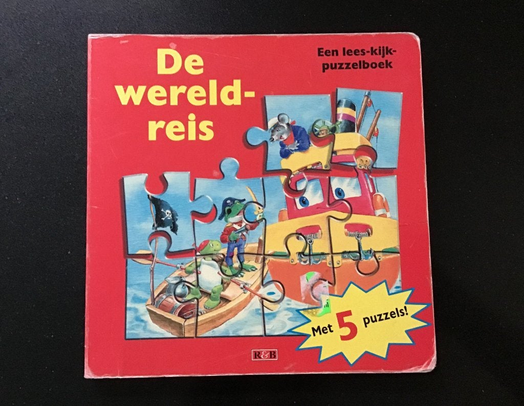 Boek. De wereldreis. Een lees-kijk-puzzelboek. Gratis., Gelezen, Fictie algemeen, Verzenden, Jongen of Meisje