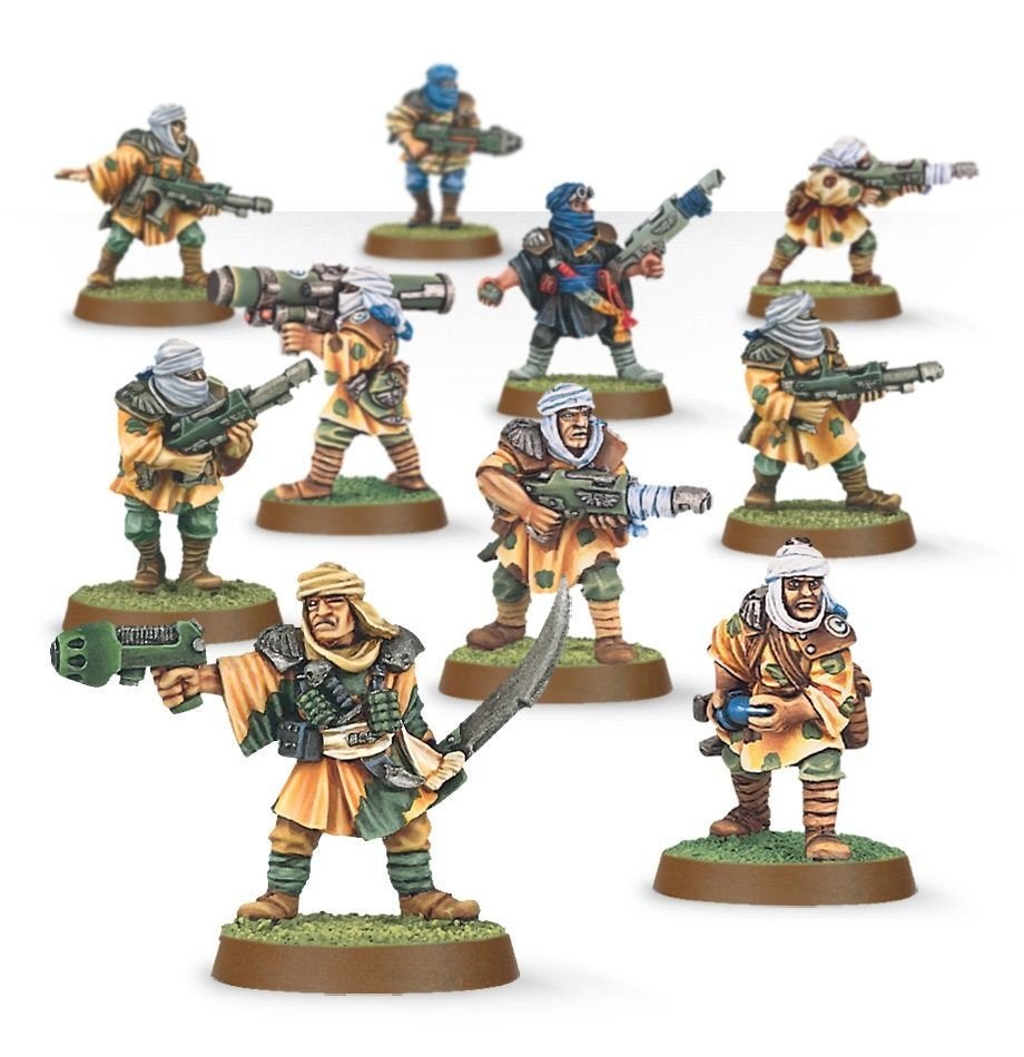 GEZOCHT Warhammer 40k Tallarn (imperial guard/ astra militar, Ophalen of Verzenden, Warhammer
