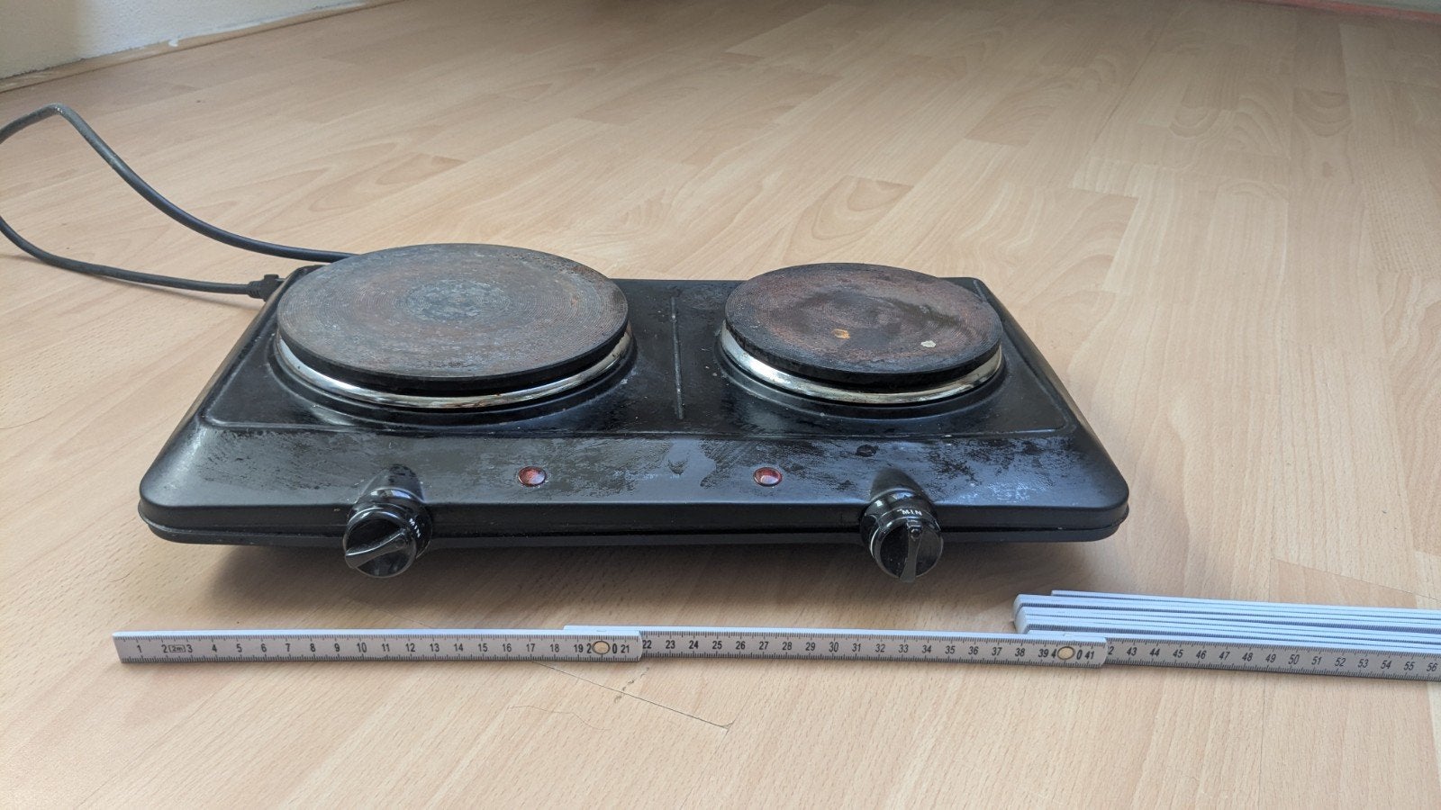 Bestron Elektrisch Kookplaatje - 2 Kookzones, Witgoed en Apparatuur, Ophalen, Gebruikt, 3 kookzones of minder, Vrijstaand