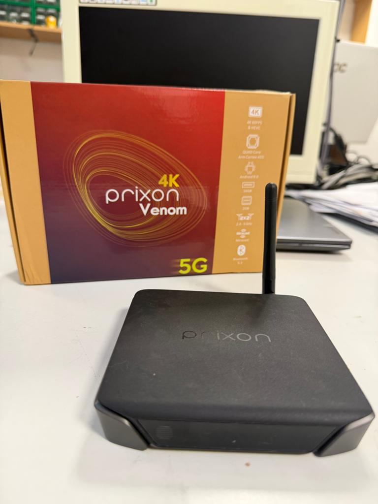 PRIXON Venom 4K Android TV Box 5G - Zo goed als nieuw, Ophalen of Verzenden, Zo goed als nieuw, HDMI, Zonder harde schijf
