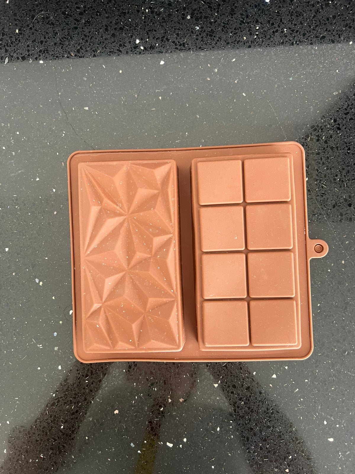 Diepe siliconen chocoladevorm -, Ophalen of Verzenden, Nieuw, Bruin, Ogen