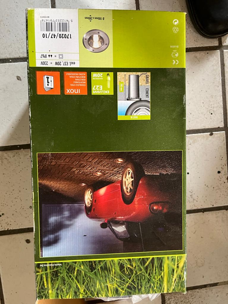 Grondspot, nog nieuw, in de doos, Ophalen, Nieuw, Netvoeding, Minder dan 50 watt