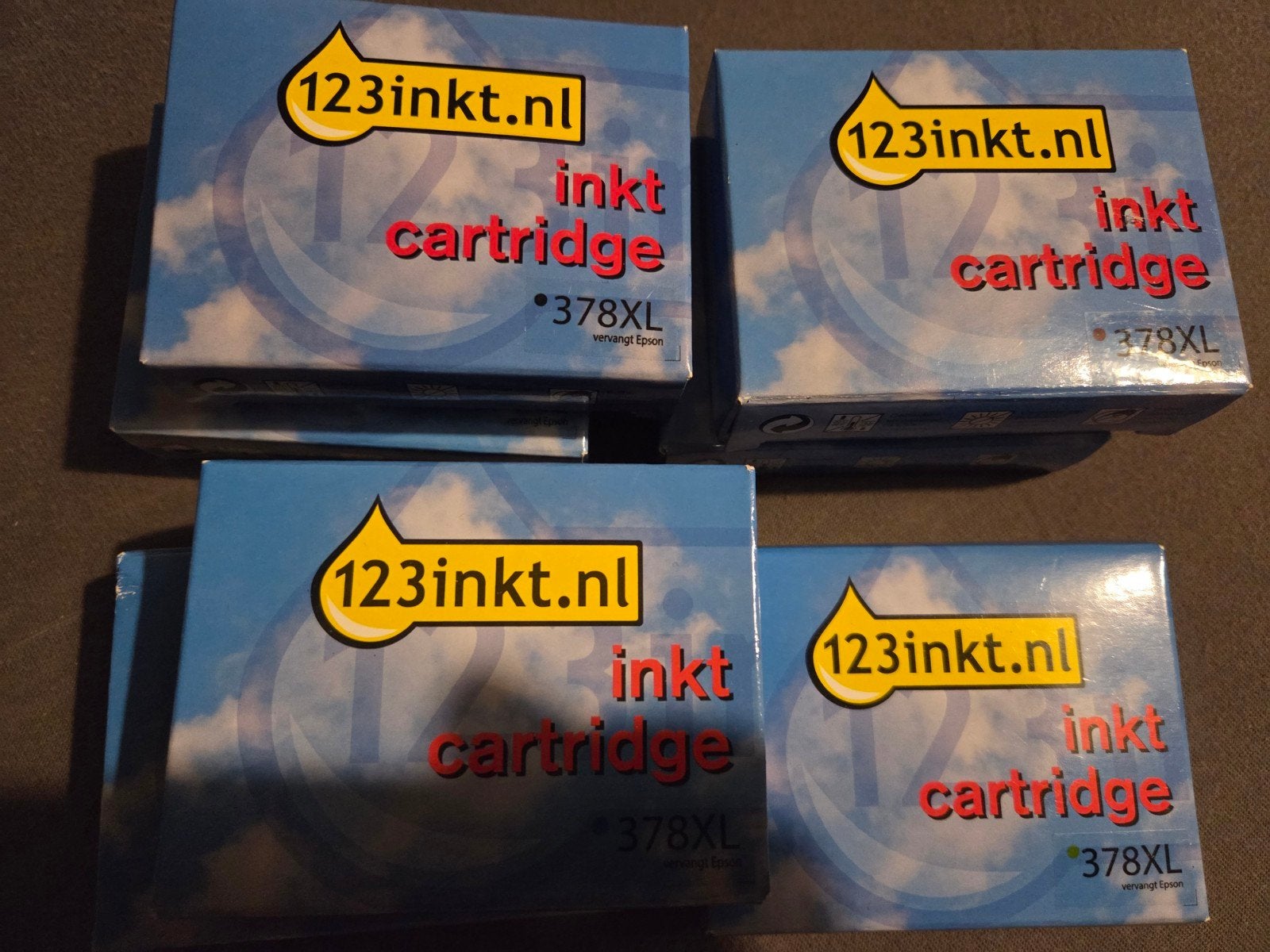7 cartridges 378XL voor Epson XP8500 serie, Computers en Software, Ophalen of Verzenden, Nieuw