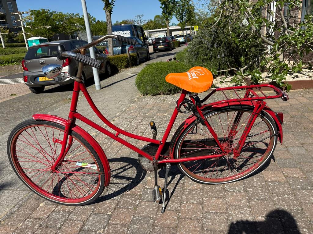 Klassieke  Omafiets, 53 tot 56 cm, Ophalen, Gebruikt, Terugtraprem