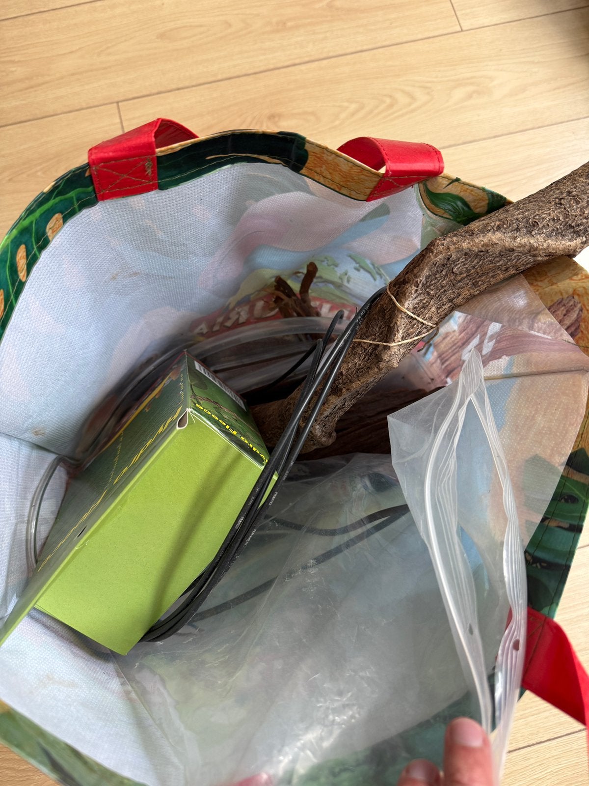 Tas vol paludarium inrichtingsmaterialen, Dieren en Toebehoren, Reptielen en Amfibieën | Toebehoren, Ophalen