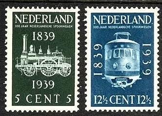 nederland nvph 325 - 326 (pf), Verzenden, T/m 1940, Postfris