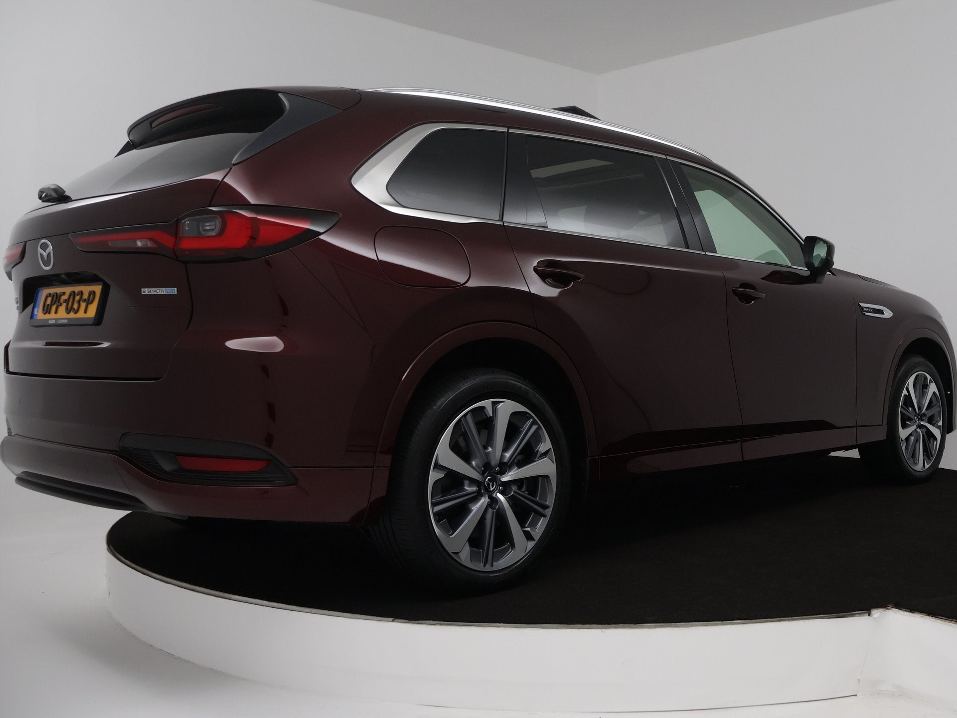 Mazda CX-80 2.5 e-SkyActiv PHEV Takumi Plus 6p. | Leder | PA, Auto's, Mazda, 12 maanden, Gebruikt, Euro 6, 4 cilinders