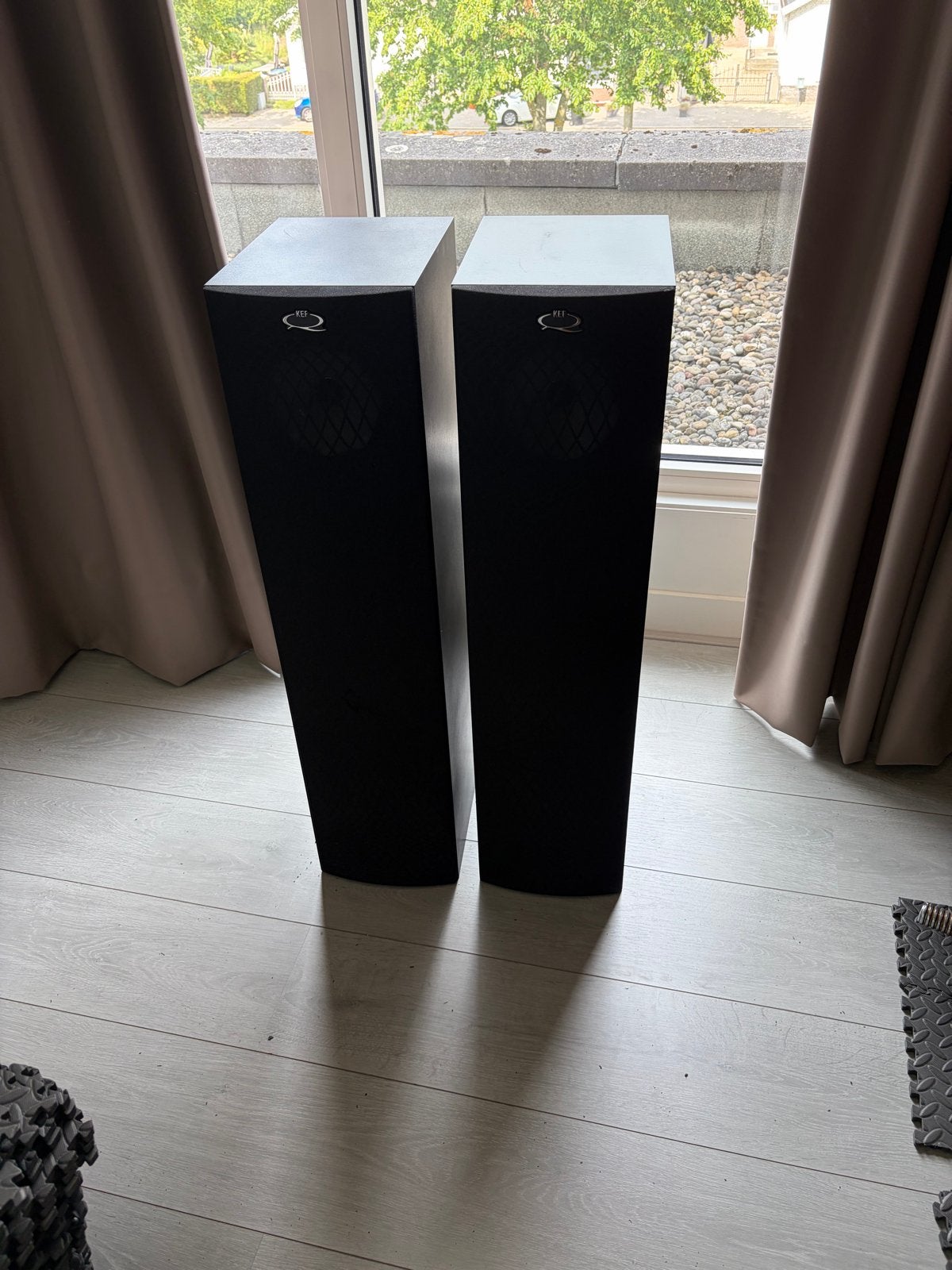 Kef Q55 luidsprekers set, Audio, Tv en Foto, Luidsprekers, Ophalen, Vloerstaande luidspreker, Gebruikt, 60 tot 120 watt