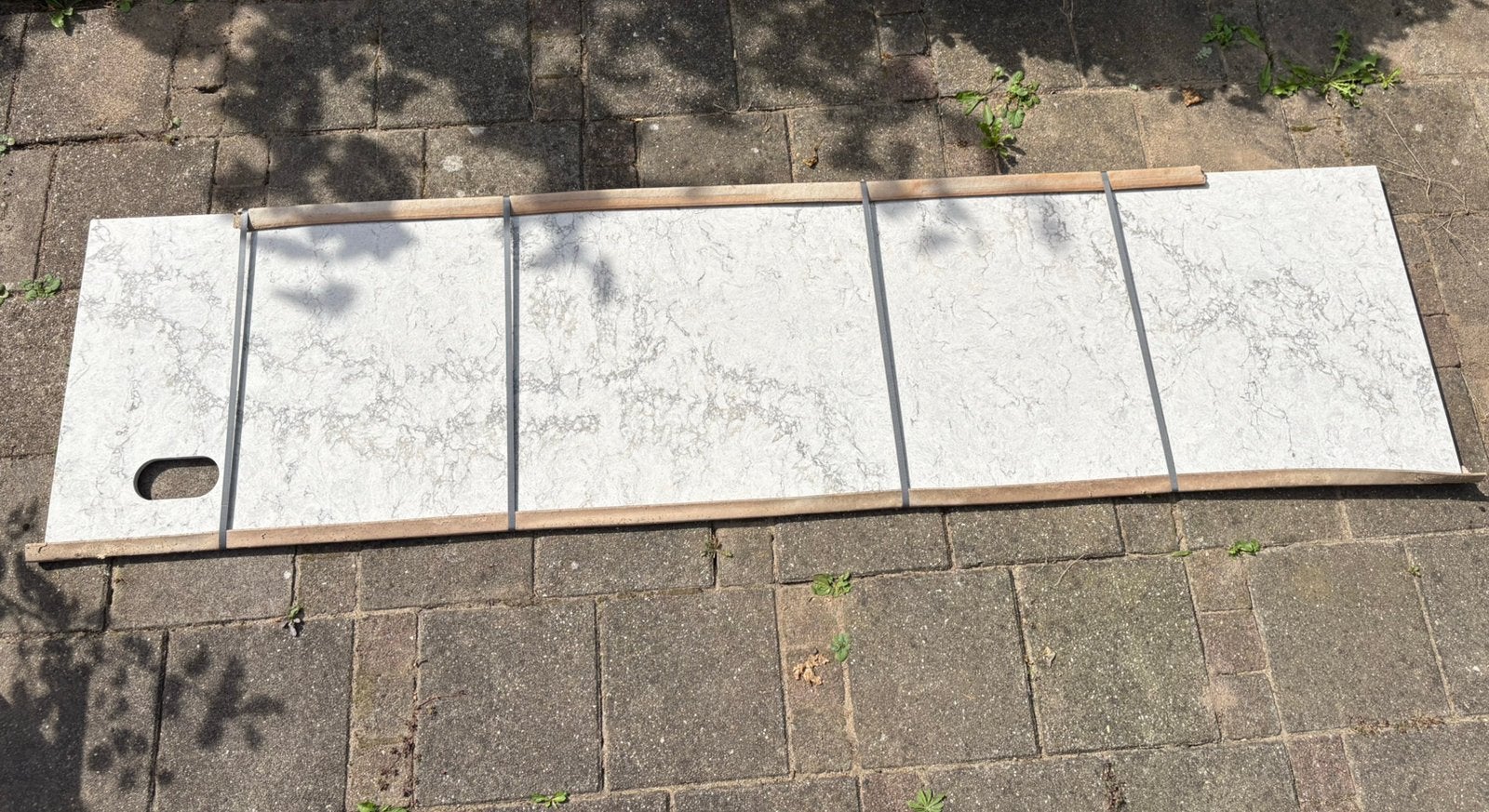Keramisch Rugwand NIEUW!, Ophalen, 50 tot 100 cm, Zo goed als nieuw, Minder dan 100 cm