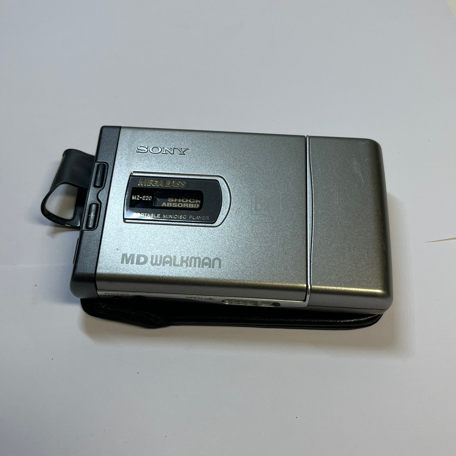 Sony MD Walkman Minidisc MZ-E20 Compleet, Minidisc-speler, //, Ophalen of Verzenden, Sony