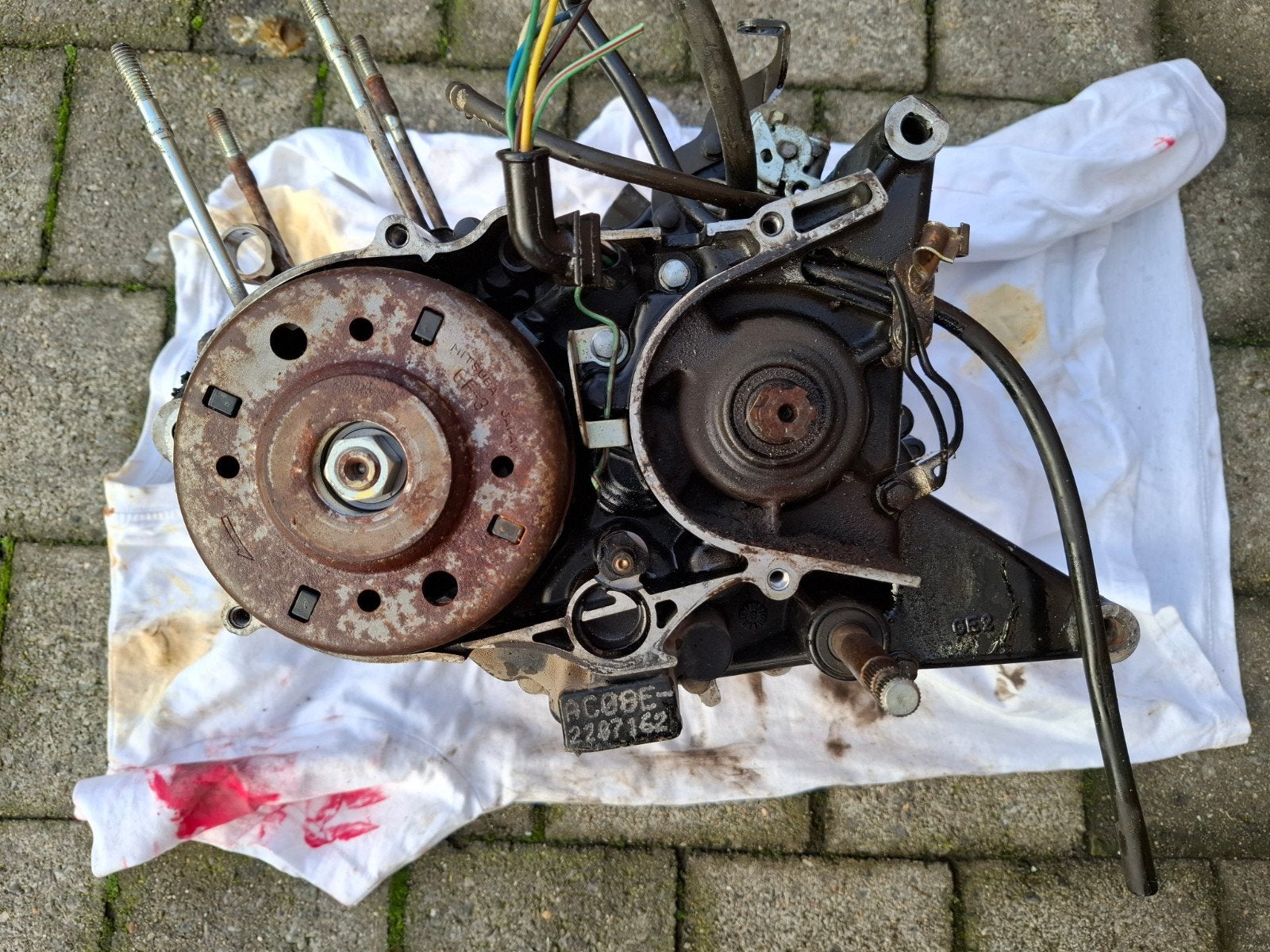Honda MBX NSR MTX 50cc blok 6 bak!, Ophalen of Verzenden, Gebruikt, Blok, Honda mt mtx mb mtx mb mbx nsr ns1