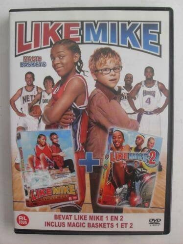 Like Mike 1 & 2 (originele dvd), Alle leeftijden, Nederlands, Ophalen of Verzenden, Zo goed als nieuw