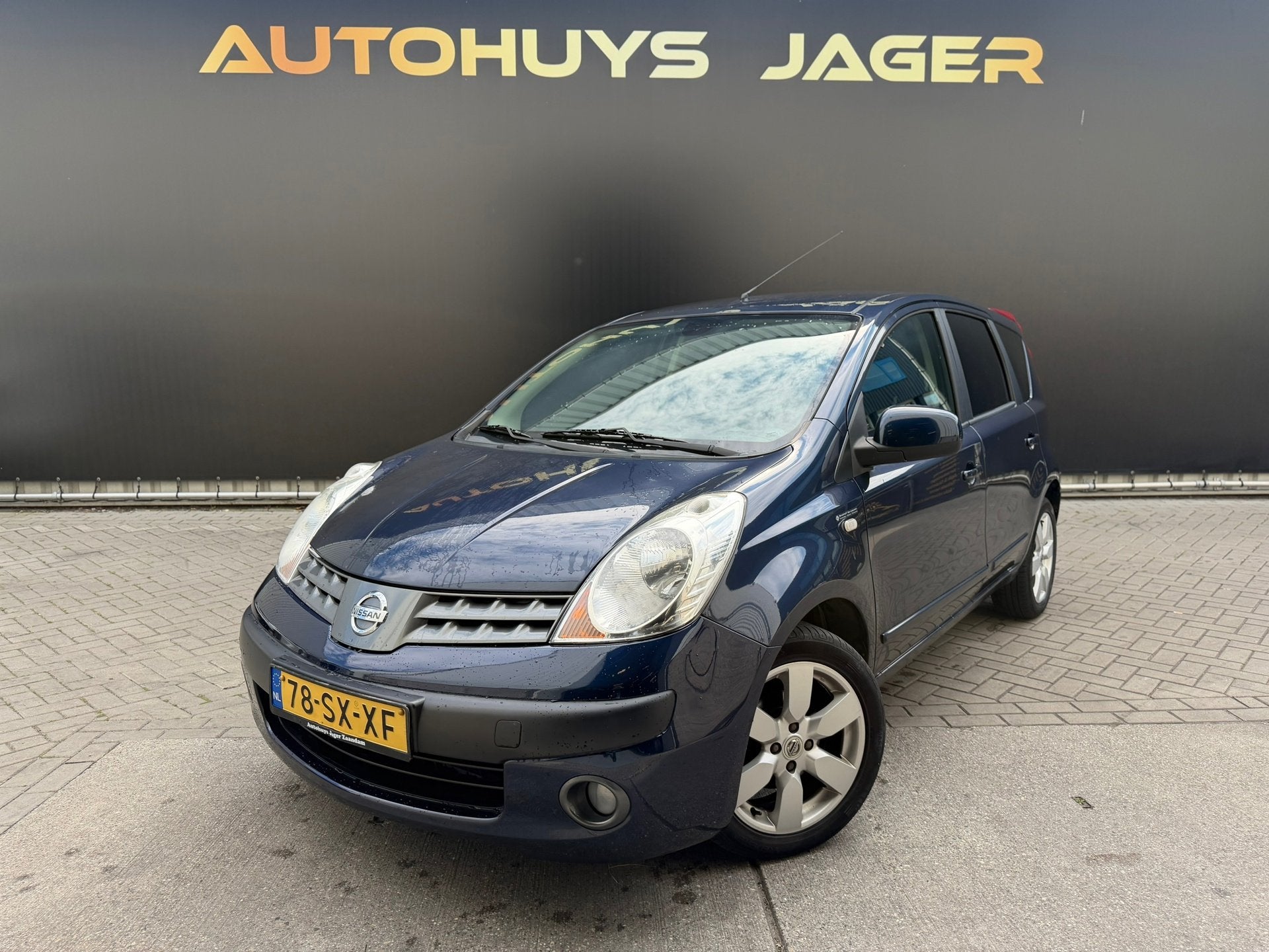 Nissan Note 1.6 Acenta Automaat, Stof, Gebruikt, 4 cilinders, Blauw