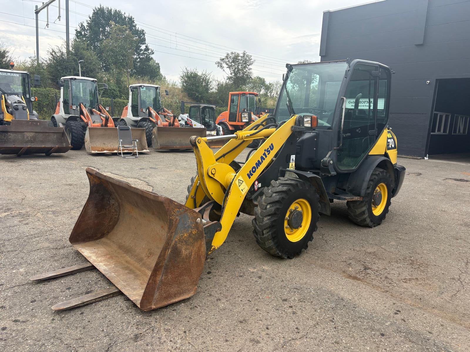 Komatsu WA70-5 Shovel / Wiellader TOP MACHINE!!!, Ophalen, Wiellader of Shovel