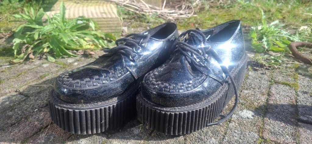 Demonia creepers maat 40, Kleding | Dames, Schoenen, Ophalen of Verzenden, Zo goed als nieuw, Zwart, Sneakers of Gympen