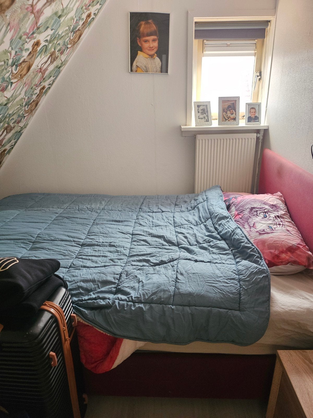 Boxspring 160x210 met matras en topper - Goede staat, Ophalen, 210 cm, Tweepersoons, Zo goed als nieuw