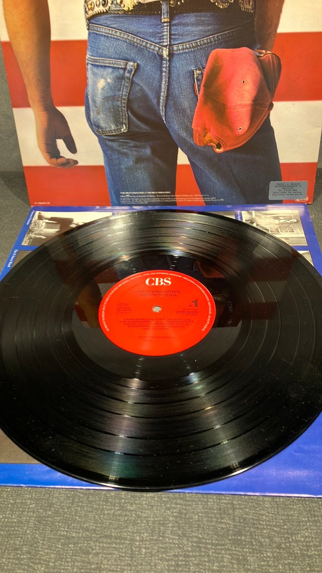 Bruce Springsteen — Born in the U.S.A, Cd's en Dvd's, LP, Ophalen of Verzenden, Zo goed als nieuw, Originele persing