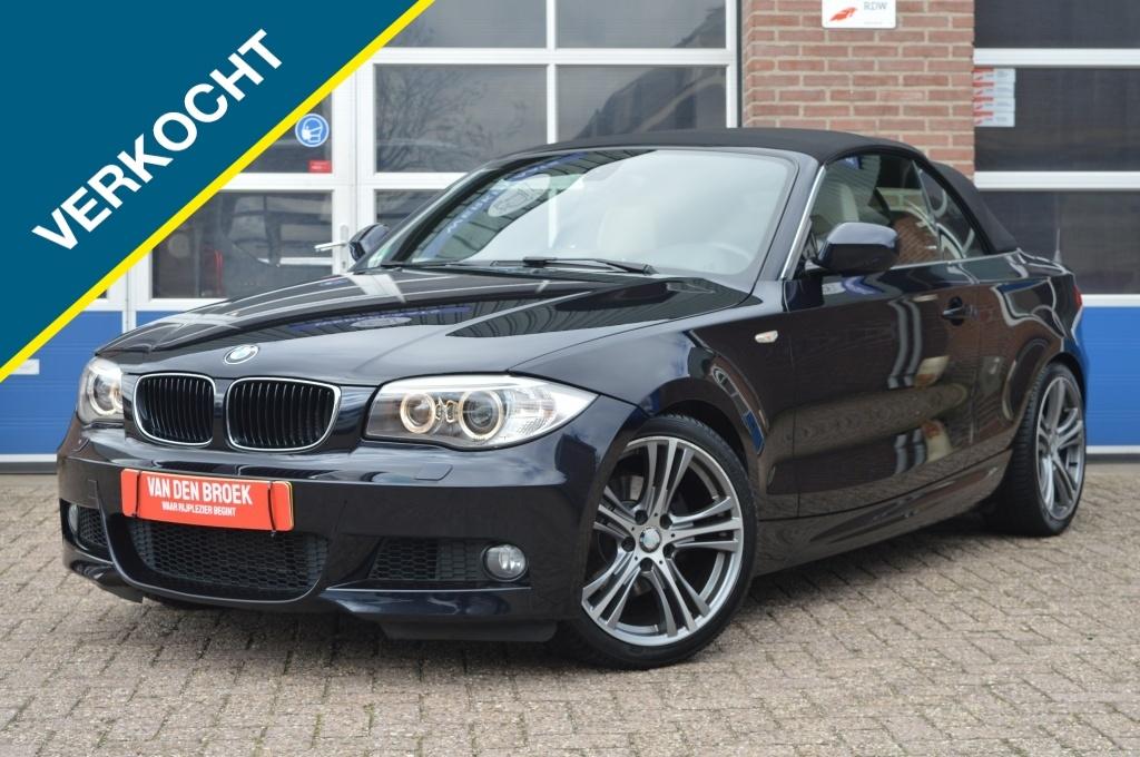 BMW 1 Serie Cabrio 125i M Sport | AUT - NAVI - STOELVERW, Euro 5, Gebruikt, 4 stoelen, Automatische klimaatregeling
