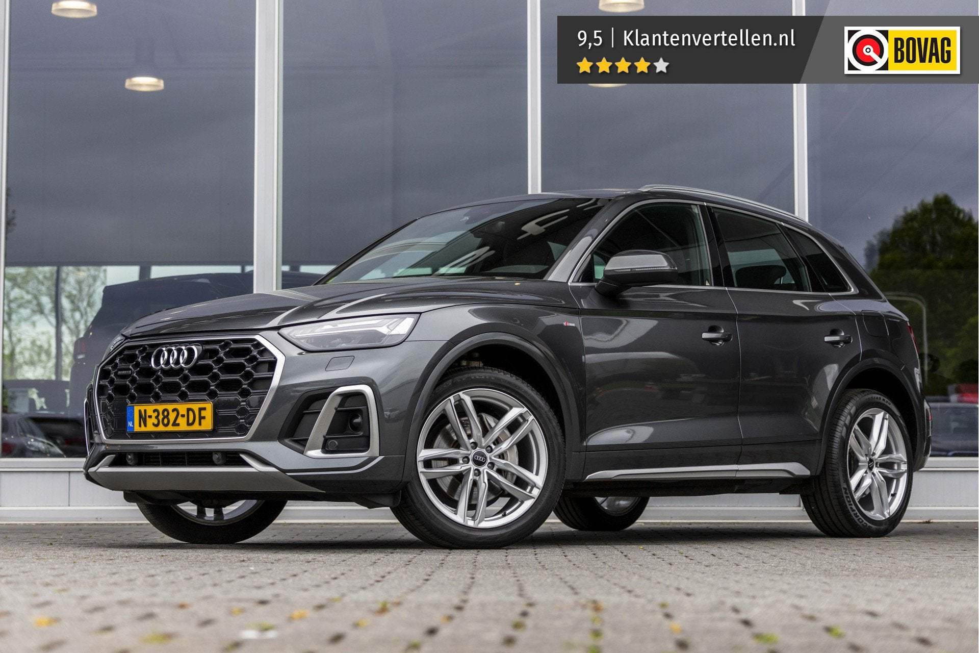 Audi Q5 50 TFSI e S edition | Matrix LED | Camera (bj 2021), Auto's, Audi, 12 maanden, Gebruikt, Euro 6, 4 cilinders